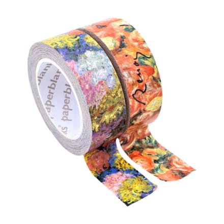 Monet s Chrysanthemums/Renoir, Letter to Morisot (1892) (Mixed Pack) Washi Tape