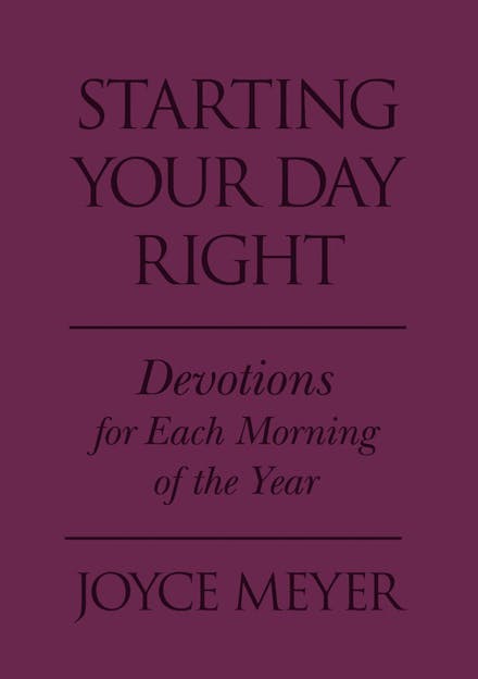 Starting Your Day Right (Purple Imitation Leather)