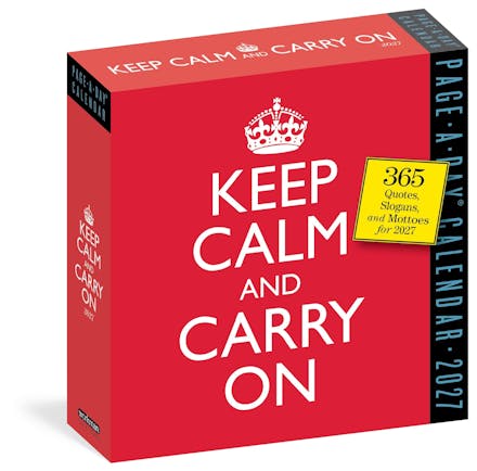 Keep Calm and Carry On Page-A-Day  Calendar 2027