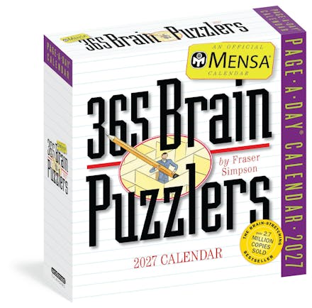 Mensa 365 Brain Puzzlers Page-A-Day  Calendar 2027