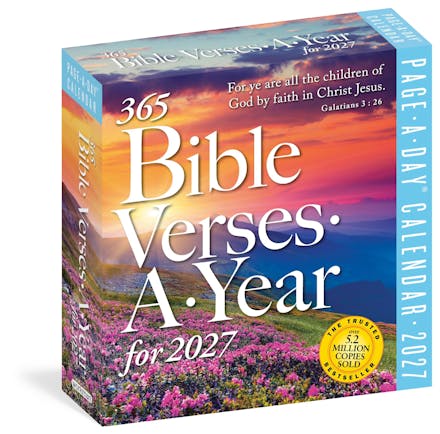 365 Bible Verses-A-Year Page-A-Day  Calendar 2027