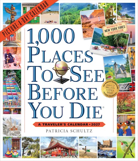 1,000 Places to See Before You Die Picture-A-Day  Wall Calendar 2027