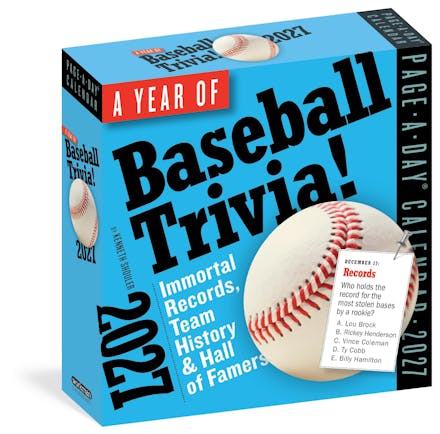 A Year of Baseball Trivia! Page-A-Day  Calendar 2027