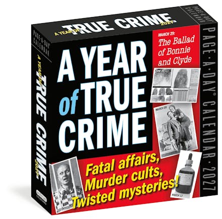 A Year of True Crime Page-A-Day  Calendar 2027