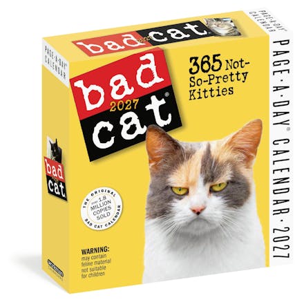 Bad Cat Page-A-Day  Calendar 2027