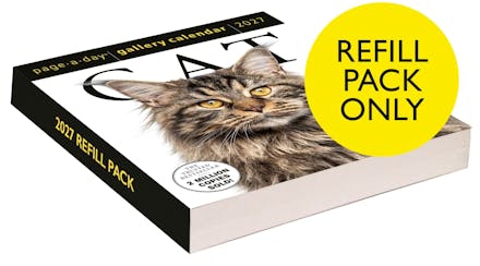 Cat Page-A-Day  Gallery Calendar Refill Pack 2027