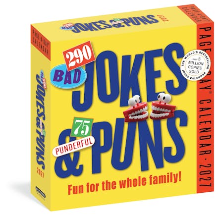290 Bad Jokes & 75 Punderful Puns Page-A-Day  Calendar 2027