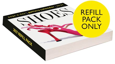 Shoes Page-A-Day  Gallery Calendar Refill Pack 2027