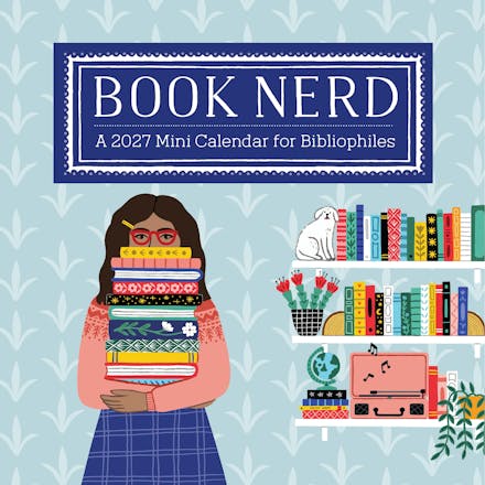 Book Nerd Mini Wall Calendar 2027