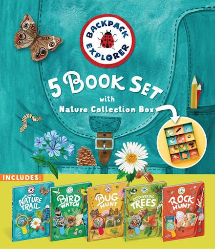 Backpack Explorer 5-Book Set with Nature Collection Box