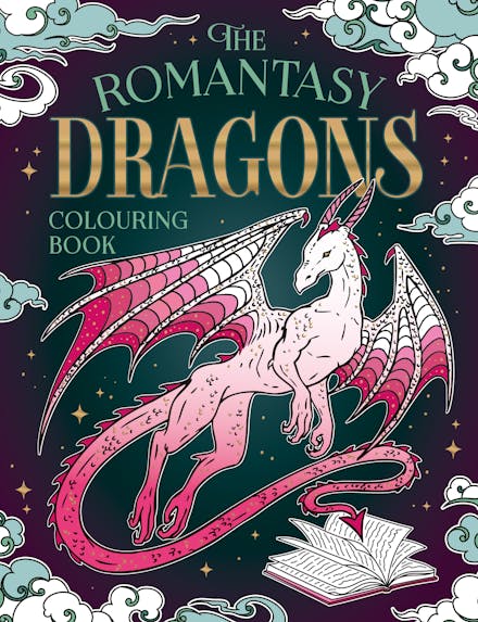 The Romantasy Dragons Colouring Book