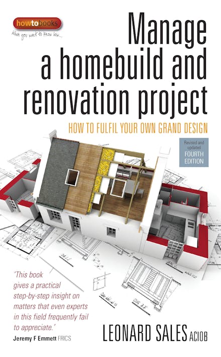 Manage A Home Build And Renovation Project 4th Edition