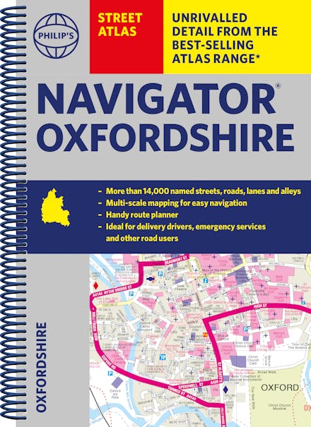 Philip's Street Atlas Oxfordshire Spiral
