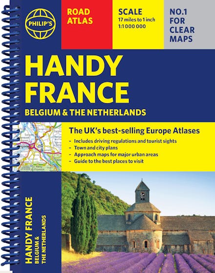 Philip's Road Atlas France, Belgium and The Netherlands