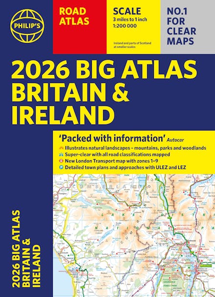 Philip's Big Road Atlas of Britain and Ireland