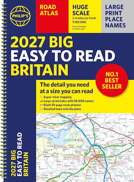 Philip's Big Easy to Read Britain Road Atlas