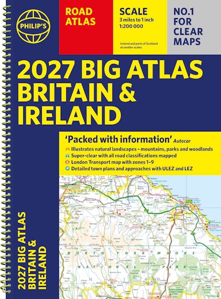 Philip's Big Road Atlas of Britain and Ireland