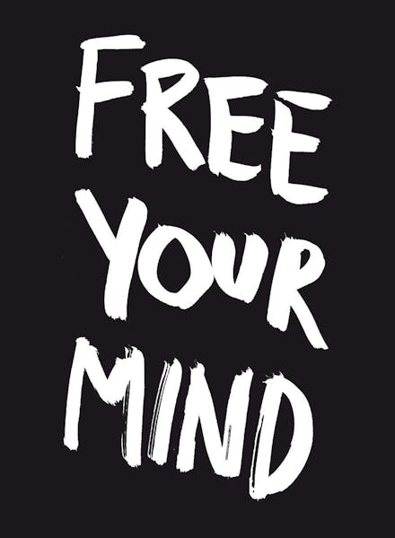 Free Your Mind Postcard Block