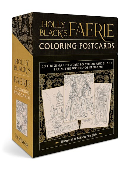 Holly Black's Faerie Coloring Postcards
